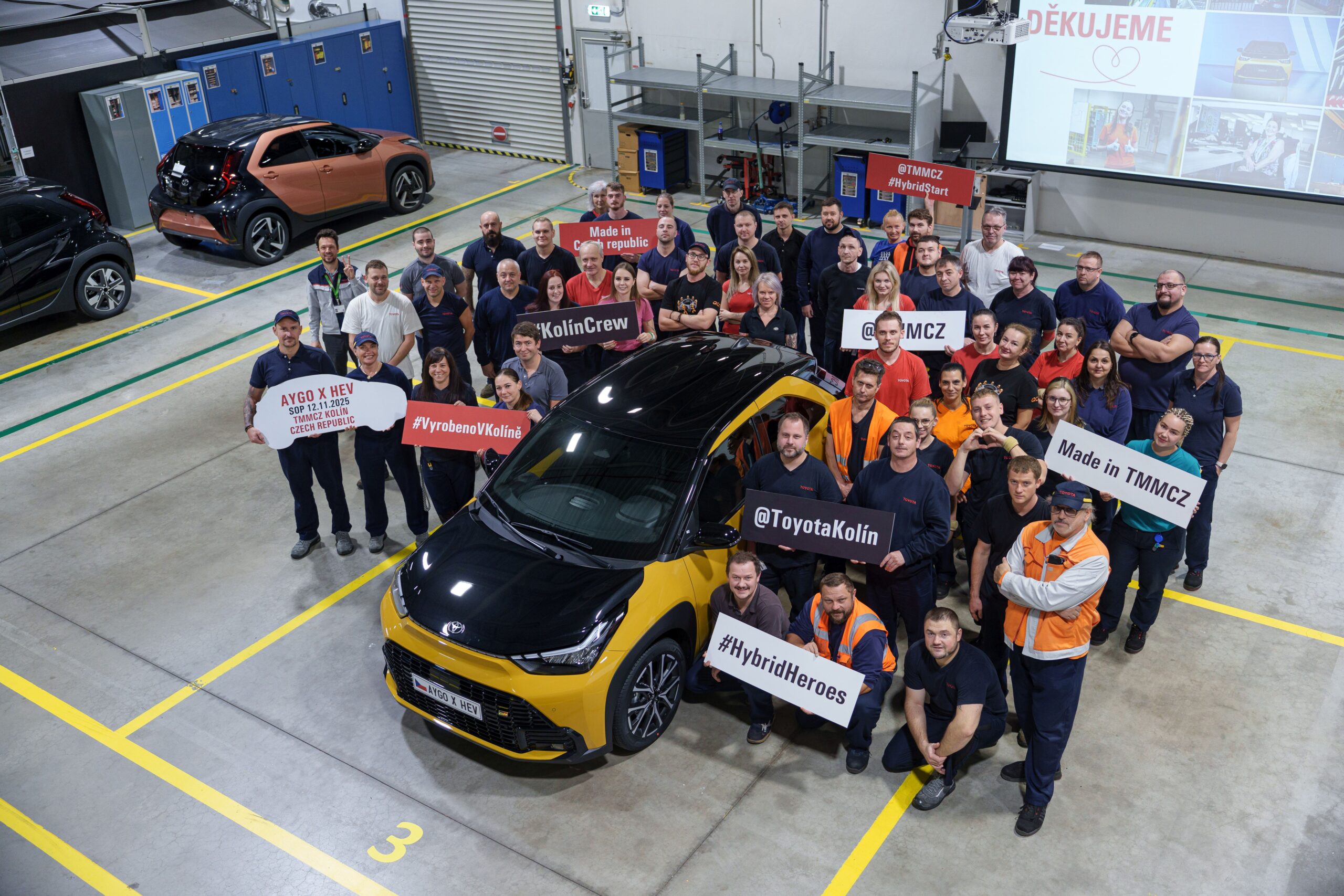 Toyota a început producția lui Aygo X facelift în Cehia